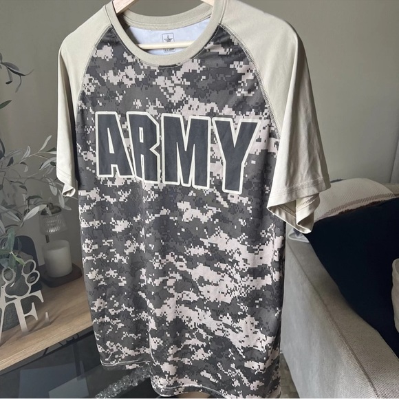 US ARMY Men’s Active Style S/S Camo Pattern Shirt Size M - Picture 4 of 10